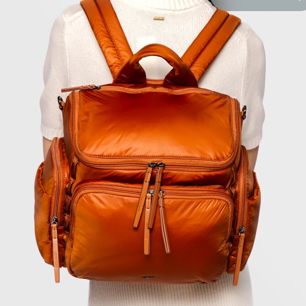 Caraa | Baby Bag Large in Clay Nylon - Picture 2 of 16
